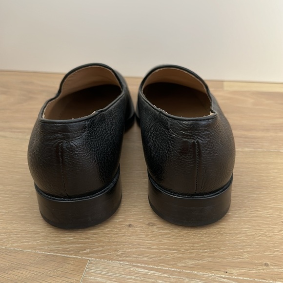 Allen Edmonds Perugia Black Tassle Loafers Men’s 10.5 Italian Leather Slip On - Picture 4 of 8